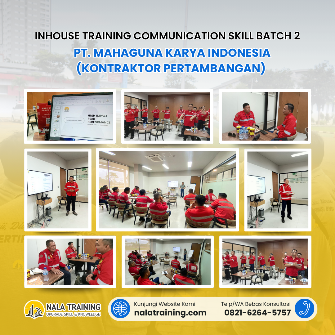 Pelatihan Skill Komunikasi PT. Mahaguna Karya Indonesia Samarinda