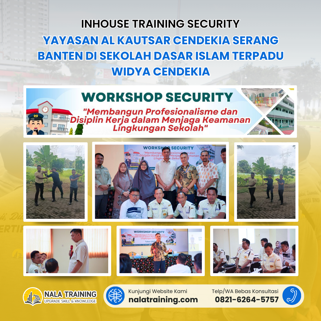 Inhouse Training Security Yayasan Al Kautsar Cendekia Serang Banten di Sekolah Dasar Islam Terpadu Widya Cendekia