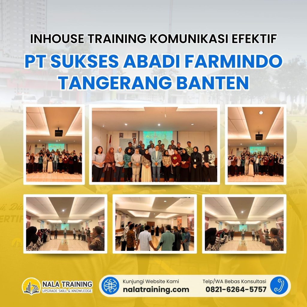 Inhouse Training Komunikasi Efektif PT Sukses Abadi Farmindo Tangerang Banten