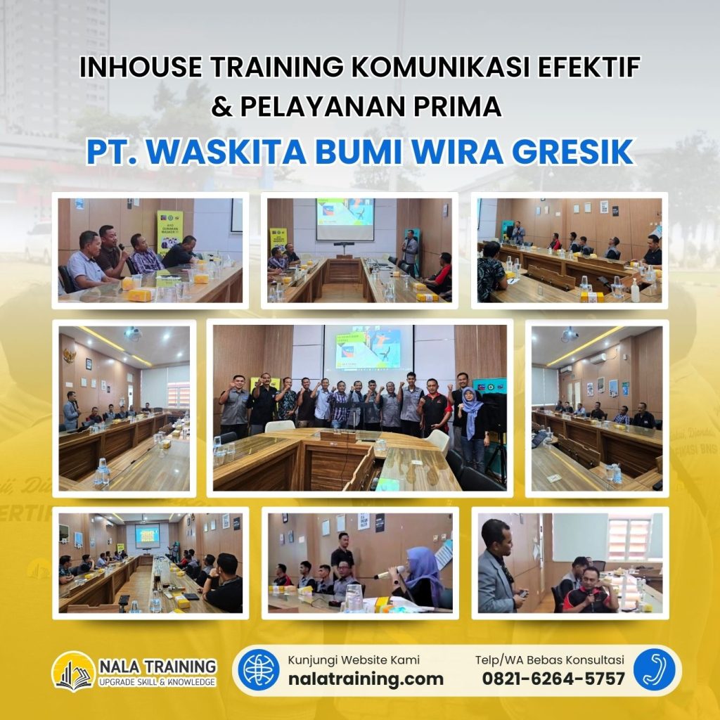Inhouse Training Komunikasi Efektif & Pelayanan Prima PT. Waskita Bumi Wira Gresik