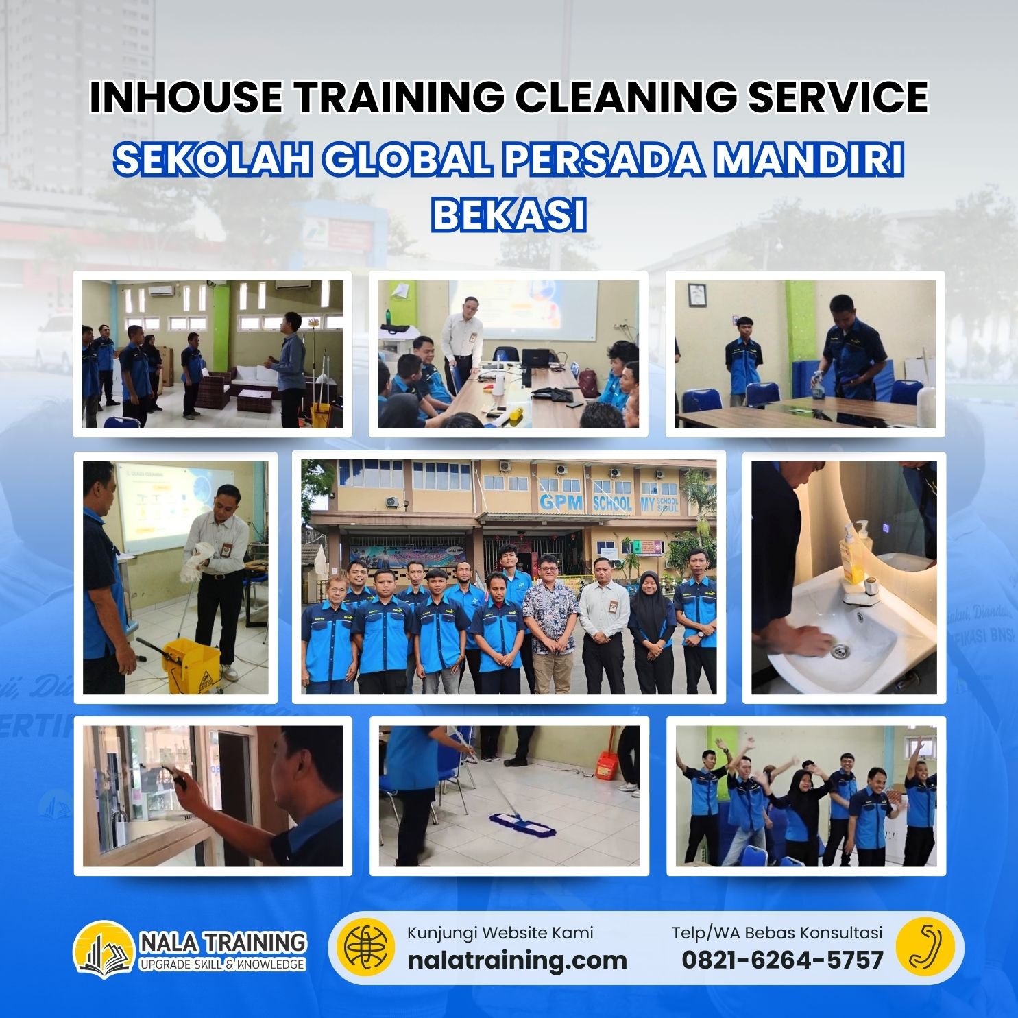 Inhouse Training Cleaning Service Sekolah Global Persada Mandiri Bekasi