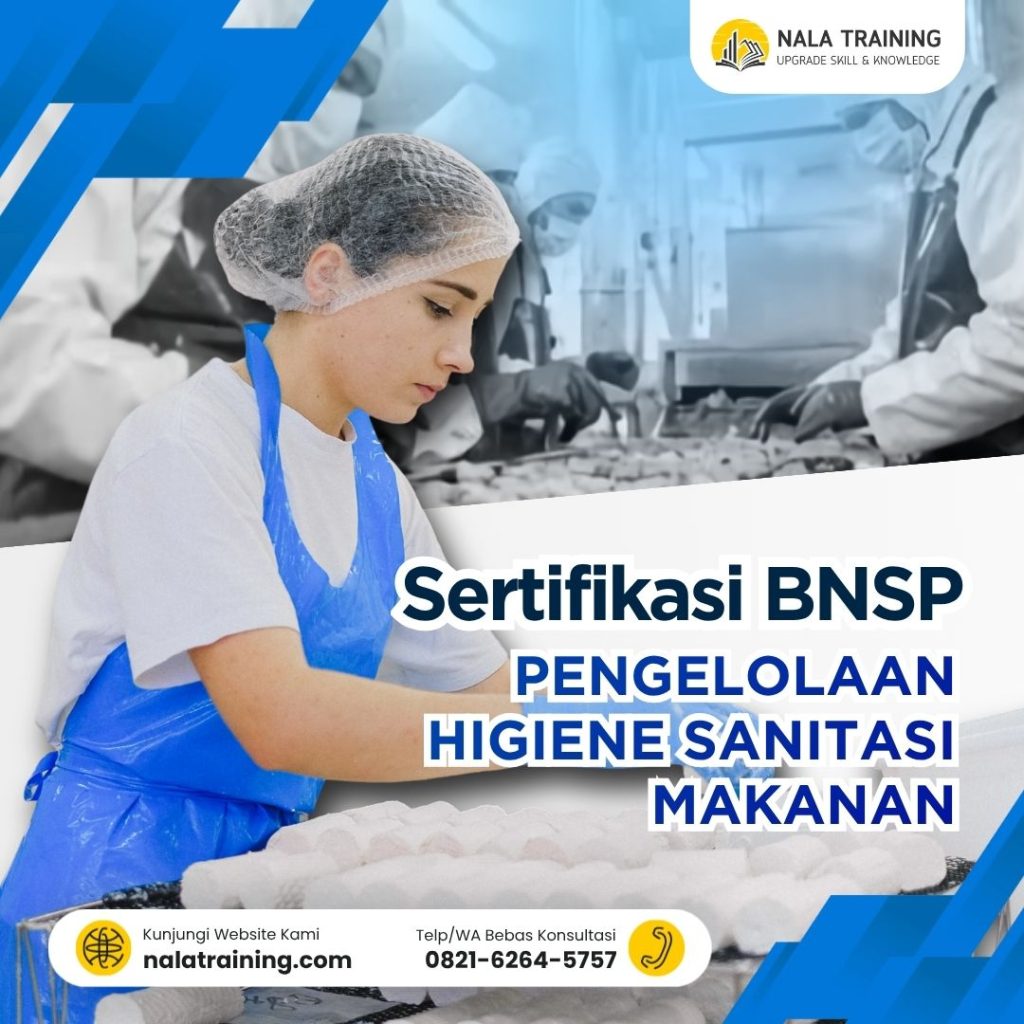 Sertifikasi BNSP Pengelolaan Higiene Sanitasi Makanan