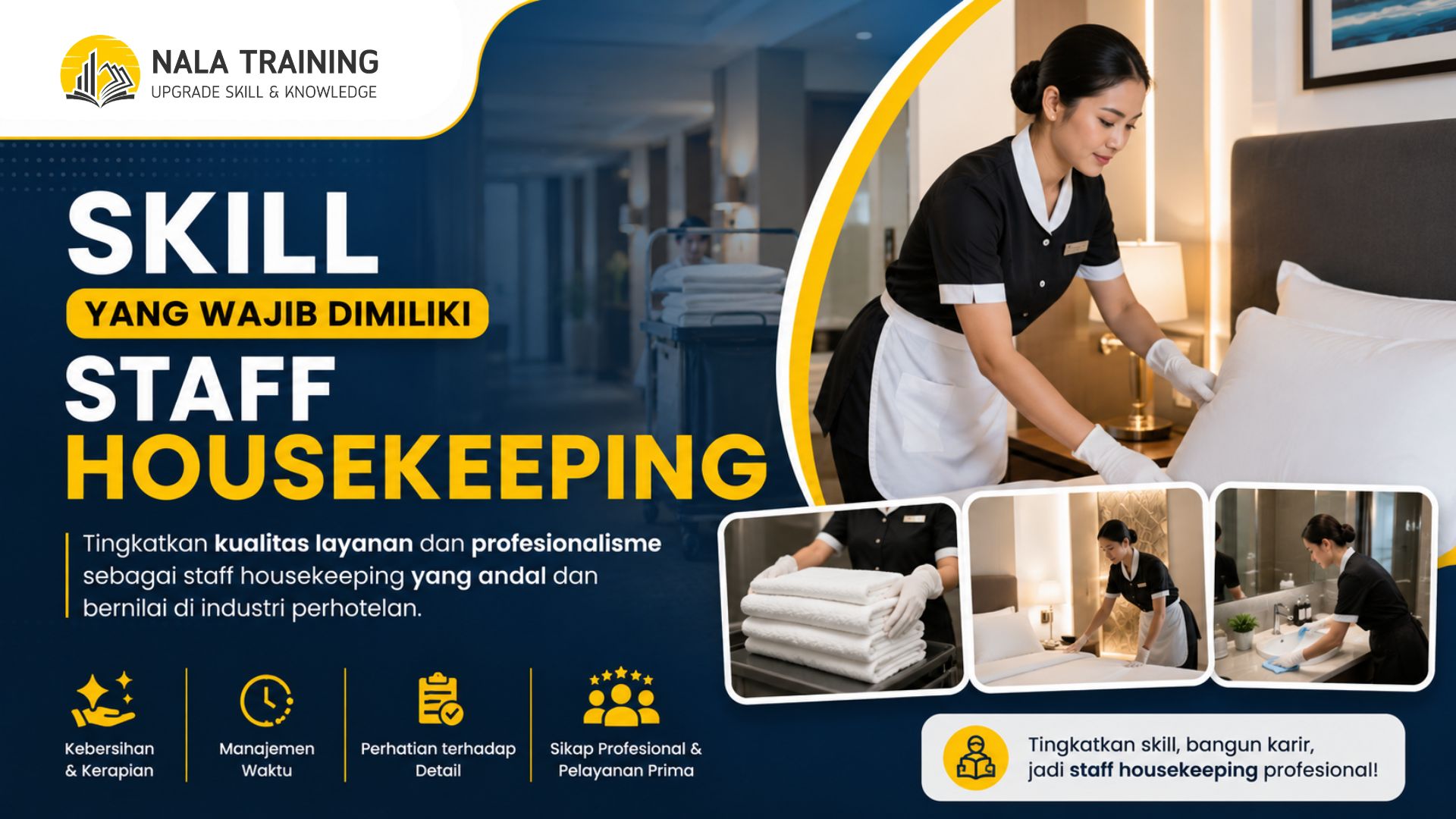 Skill yang Wajib Dimiliki Staff Housekeeping