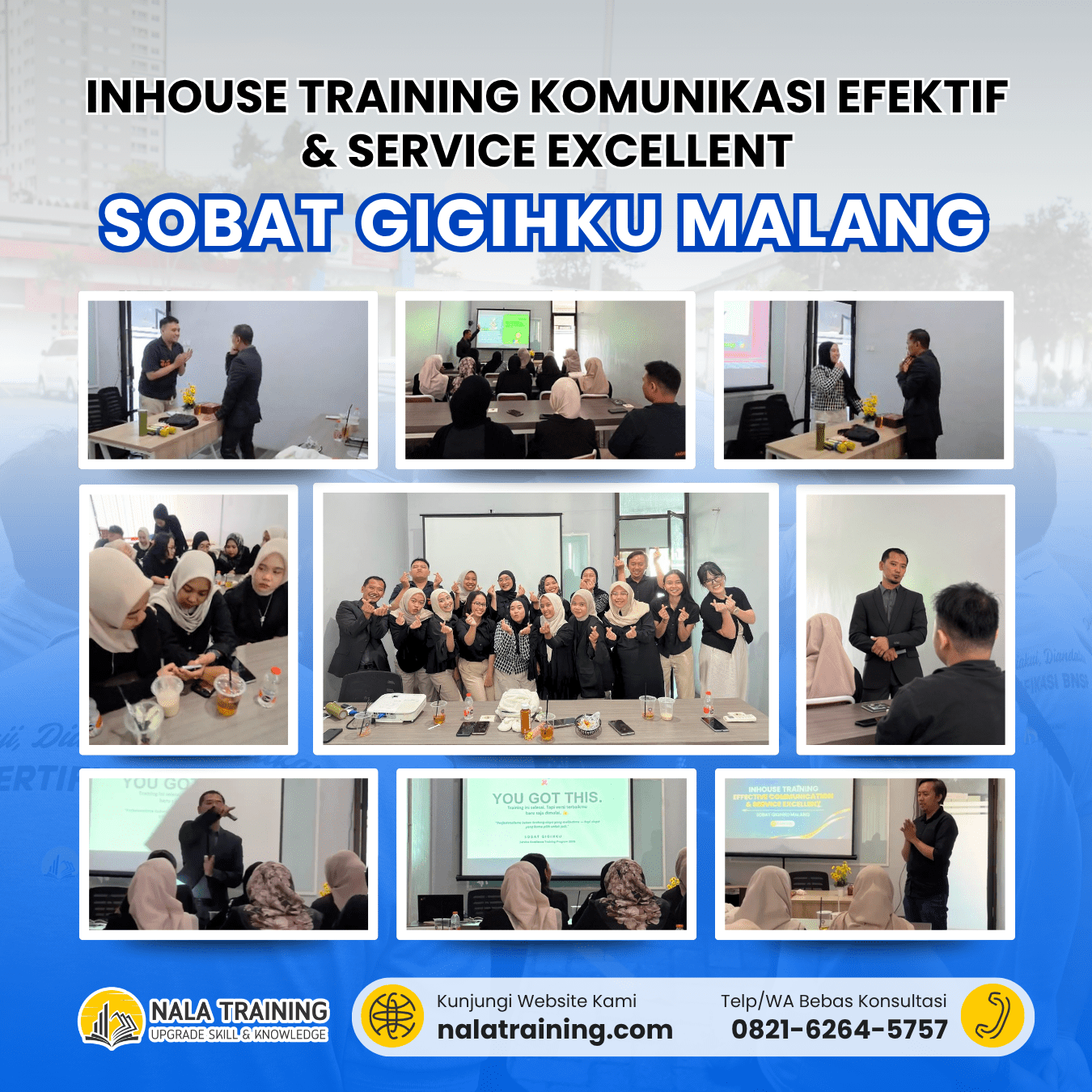 Inhouse Training Soft Skill Klinik Sobat Gigihku Malang
