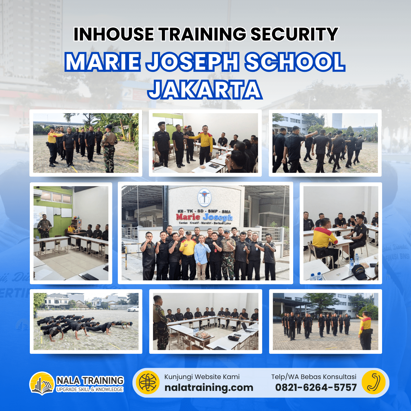 Inhouse Training Security Marie Joseph School Jakarta