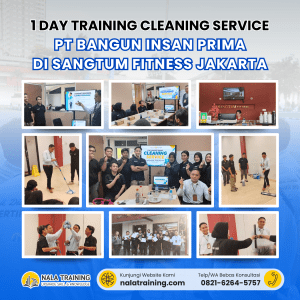 1 Day Training Cleaning Service PT Bangun Insan Prima di SANGTUM Fitness Jakarta