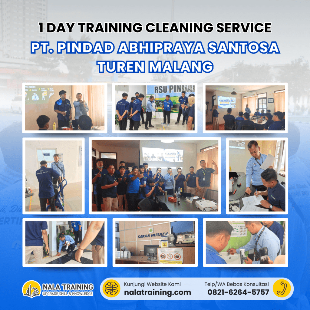1 Day Training Cleaning Service PT. Pindad Abhipraya Santosa Turen Malang