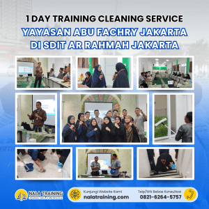 1 Day Training Cleaning Service Yayasan Abu Fachry Jakarta di SDIT Ar Rahmah Jakarta