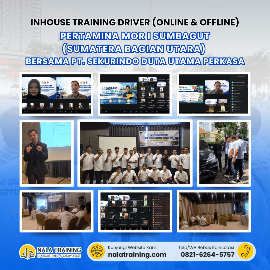 Inhouse Training Driver (Online & Offline) Pertamina MOR I Sumbagut (Sumatera Bagian Utara) bersama PT. Sekurindo Duta Utama Perkasa