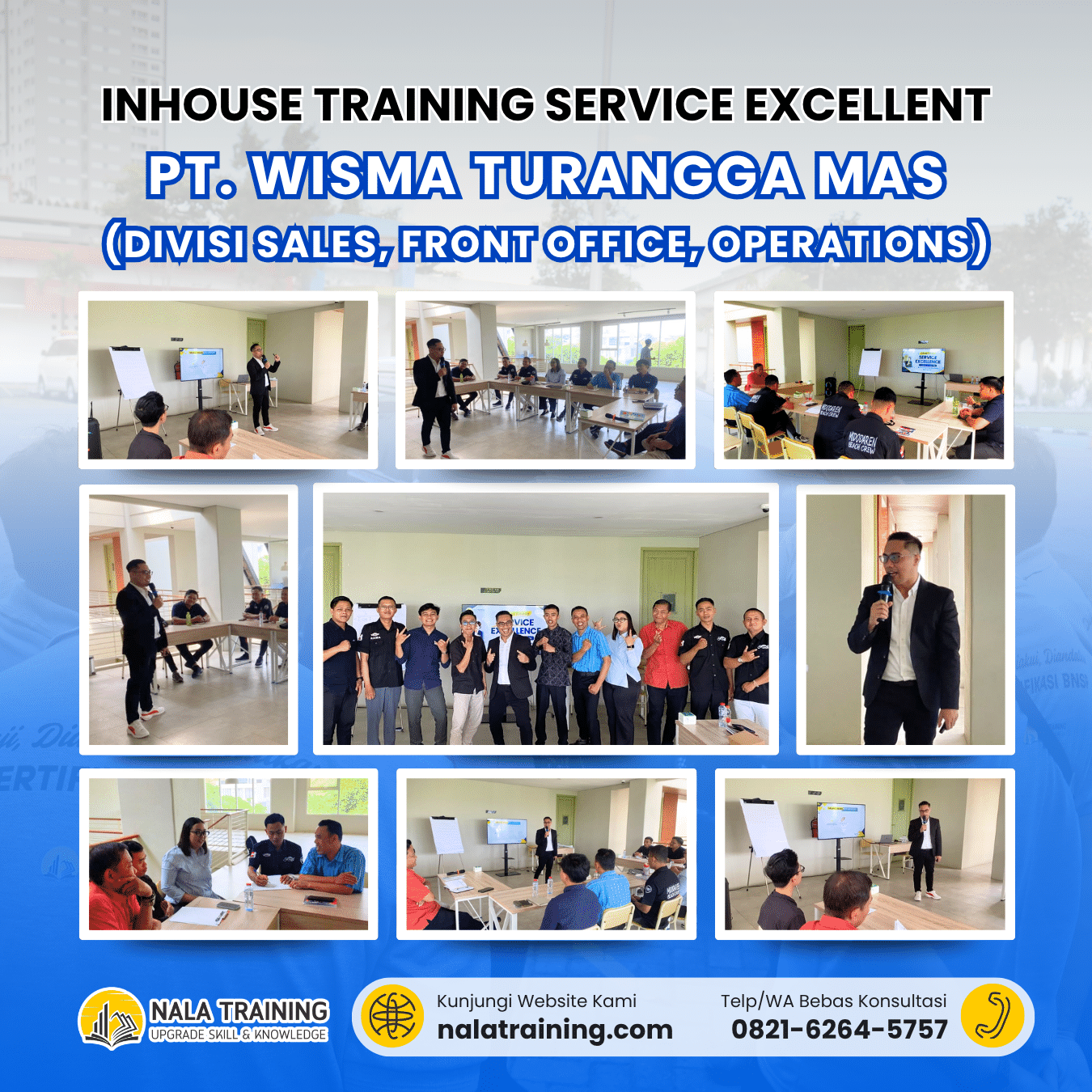 Inhouse Training Service Excellent PT. Wisma Turangga Mas