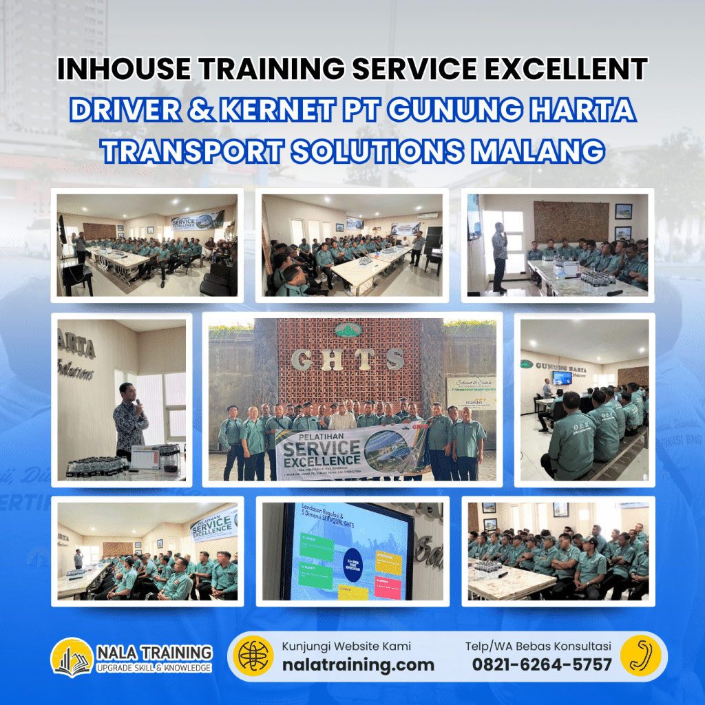 Inhouse Training Service Excellent driver & kernet PT. Gunung Harta Transport Solutions Malang