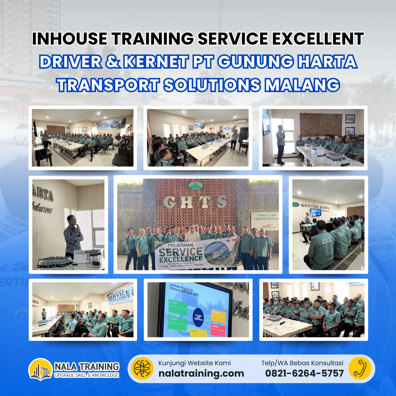 Inhouse Training Service Excellent driver & kernet PT. Gunung Harta Transport Solutions Malang