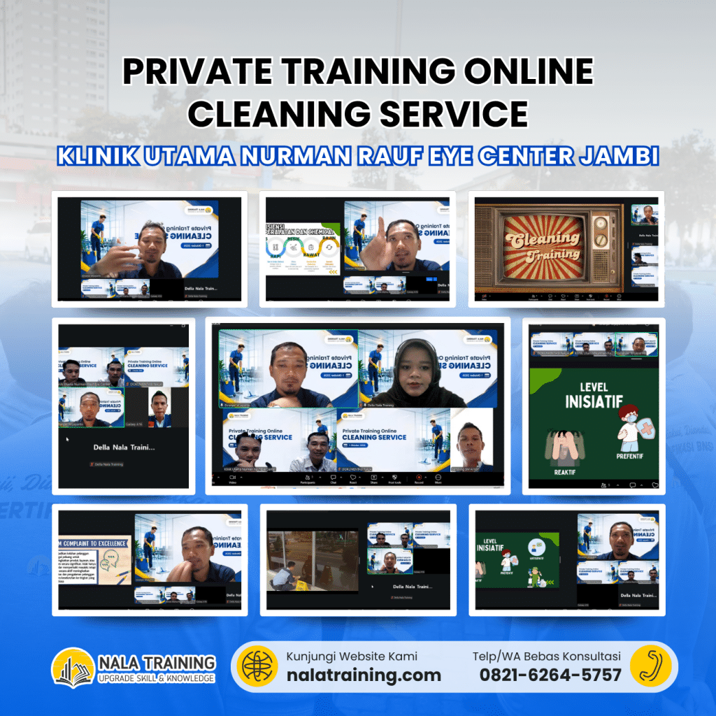 Private Training Online Cleaning Service Klinik Utama Nurman Rauf Jambi